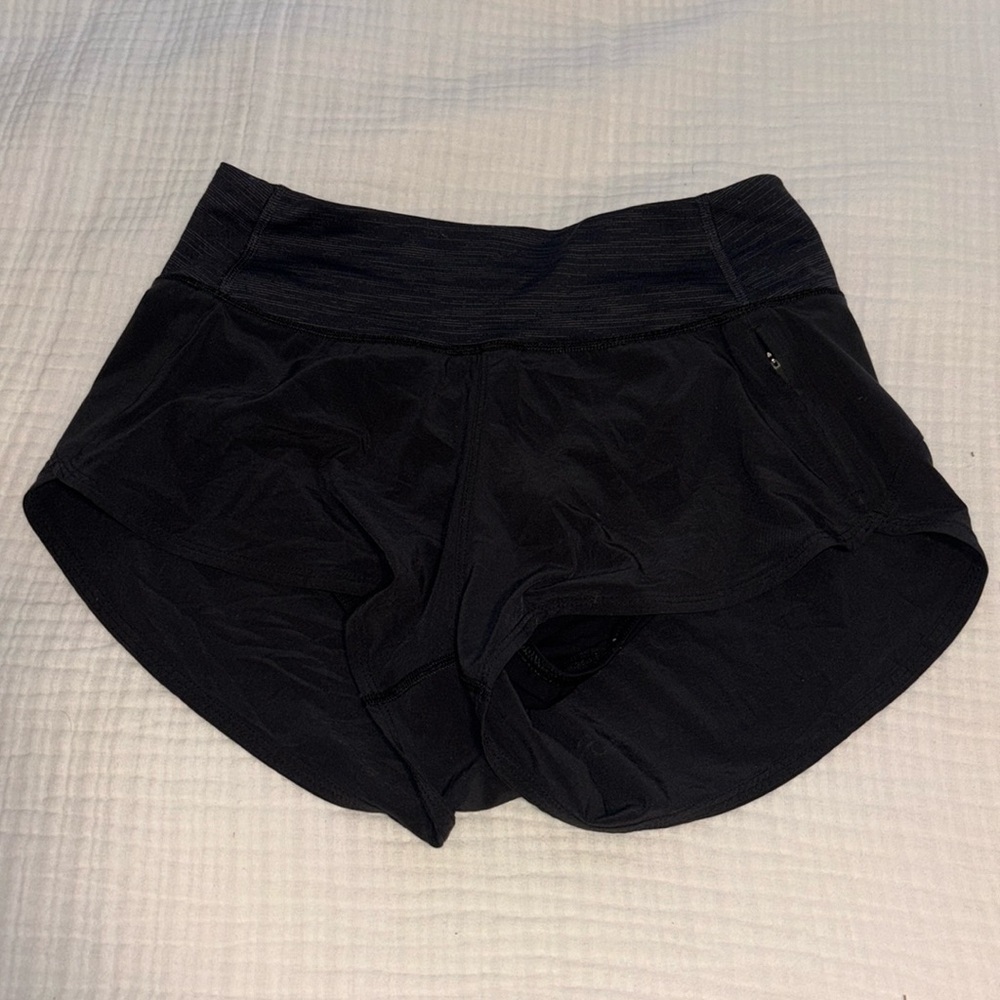 Outdoor Voices High Rise 2.5 inch shorts Black